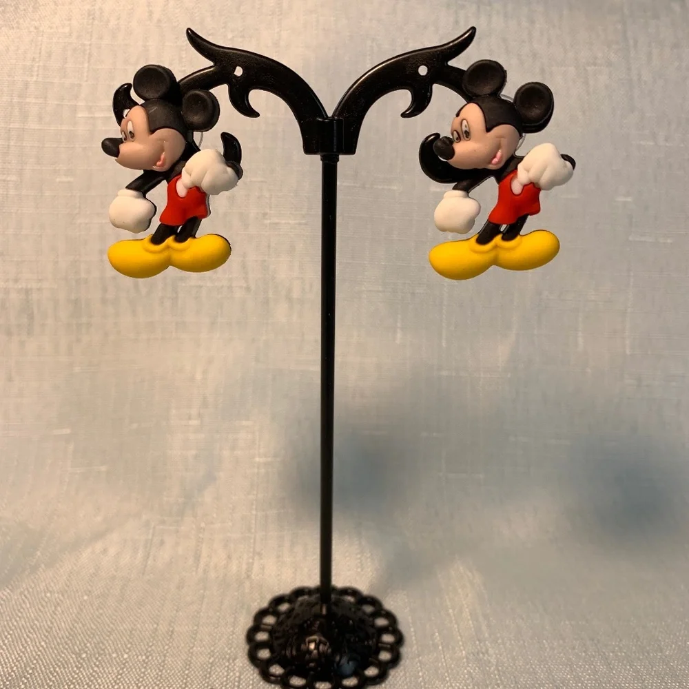 NWT 1 Pair of Handmade Disney Mickey Mouse Pierced Earrings in 3 Styles - Picture 9 of 11